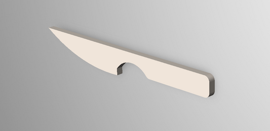 Custom 4" Skinny Knife (1095 High Carbon Steel)