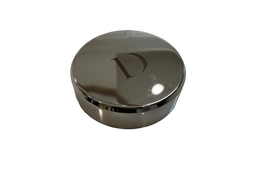 Mirror Polished Stainless Steel Hockey Puck — Custom Engraved Metal Display