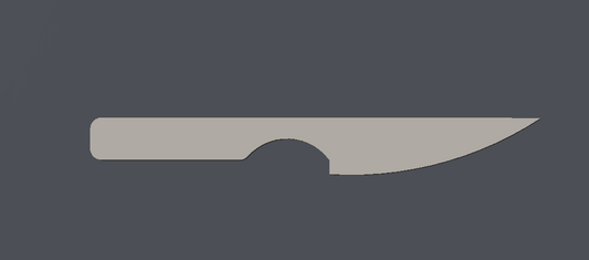 Custom 4" Skinny Knife (1095 High Carbon Steel)