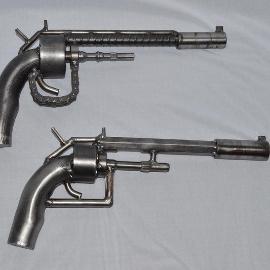 Recycled Revolver Sculpture