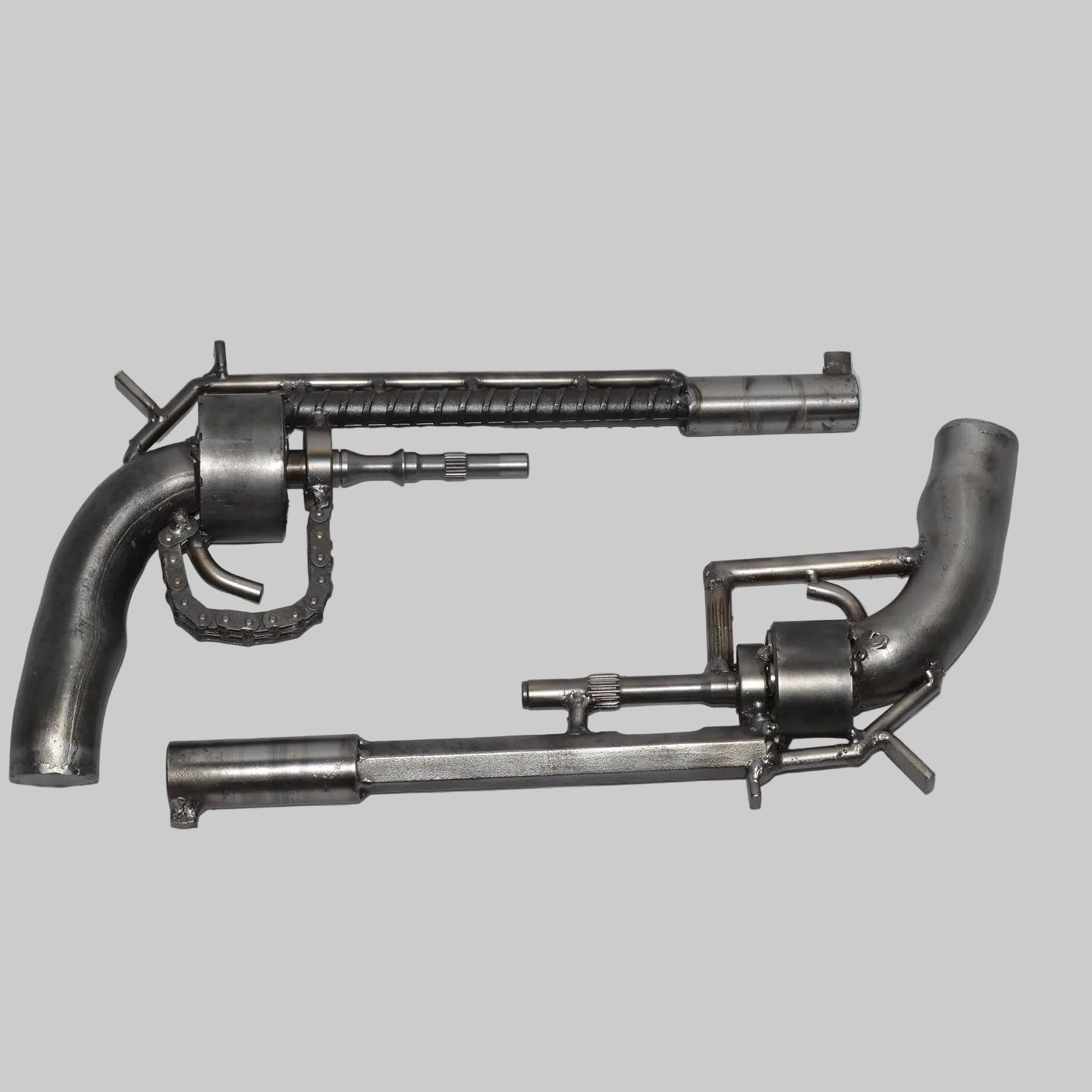 Recycled Revolver Sculpture
