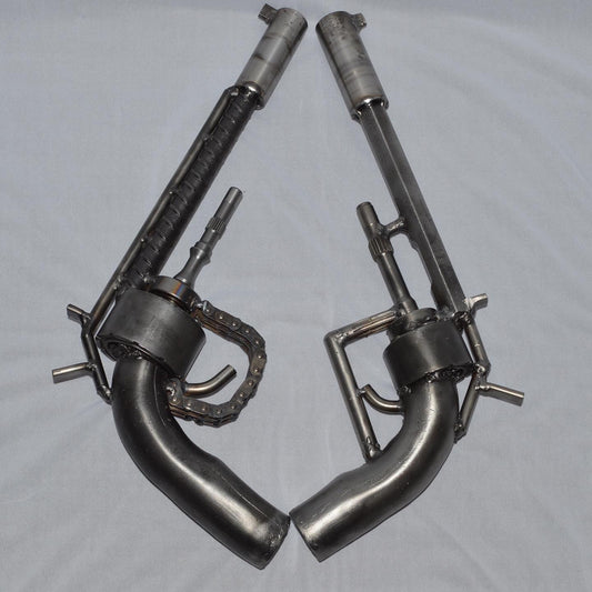 Recycled Revolver Sculpture