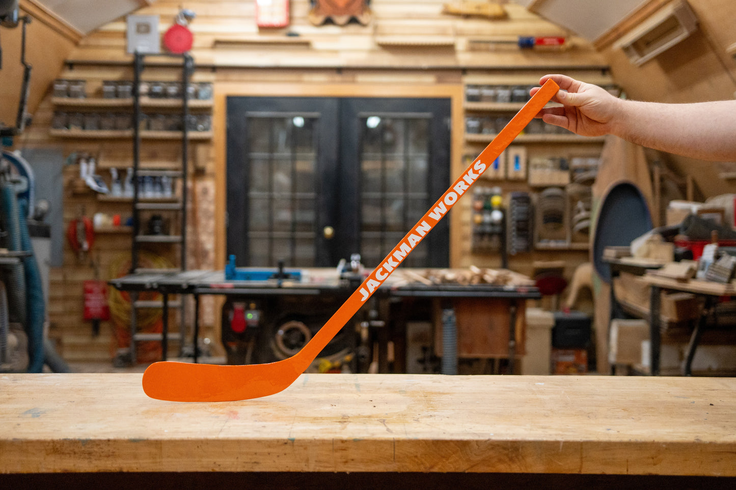 Handcrafted Metal Mini Hockey Stick