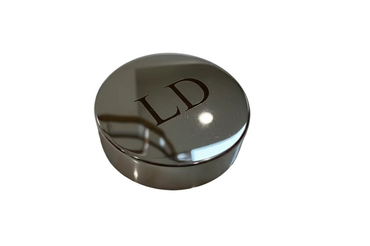 Mirror Polished Stainless Steel Hockey Puck — Custom Engraved Metal Display