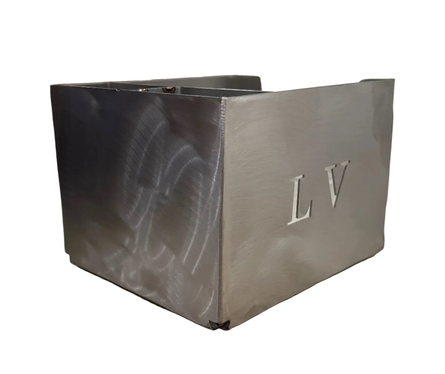 Custom Laser Engraved Stainless Steel Napkin & Straw Holder
