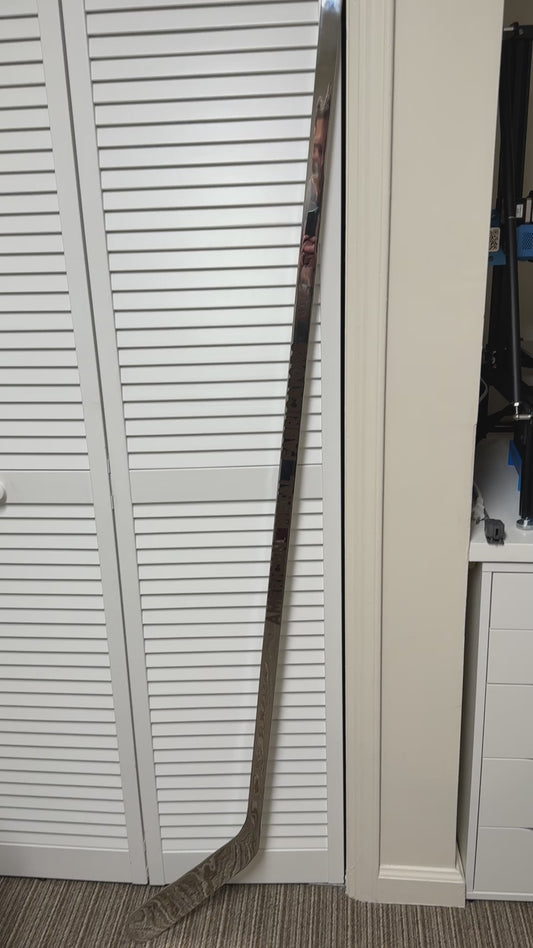 Mirror Polished Stainless Steel Hockey Stick Sculpture